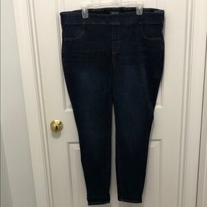 Old Navy Dark Indigo pull on Skinny Jeans